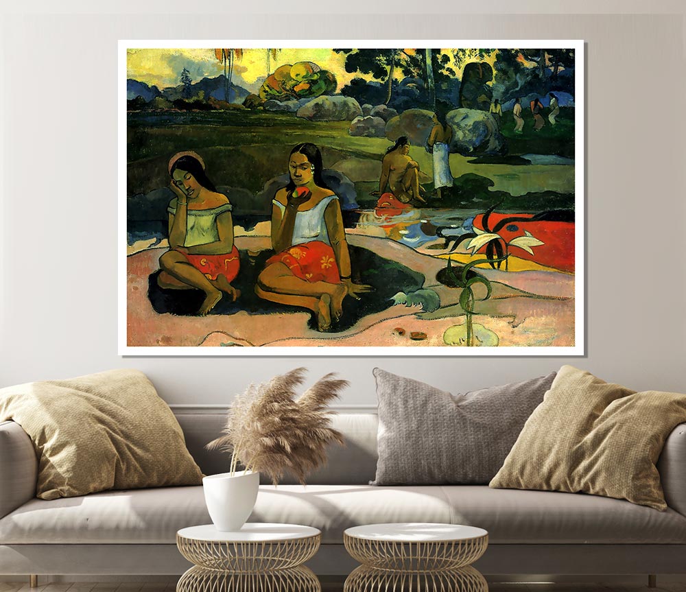 Gauguin Nave Nave Moe Print Poster Wall Art