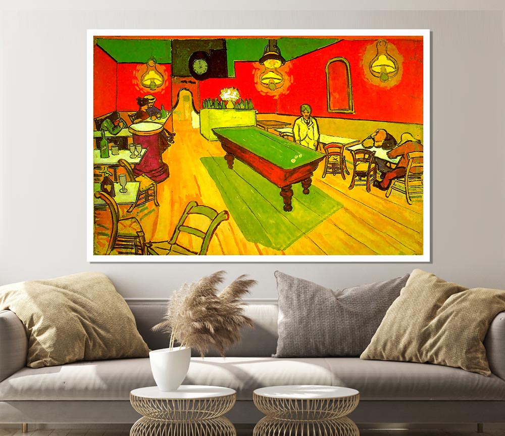 Van Gogh Night Cafe 2 Print Poster Wall Art