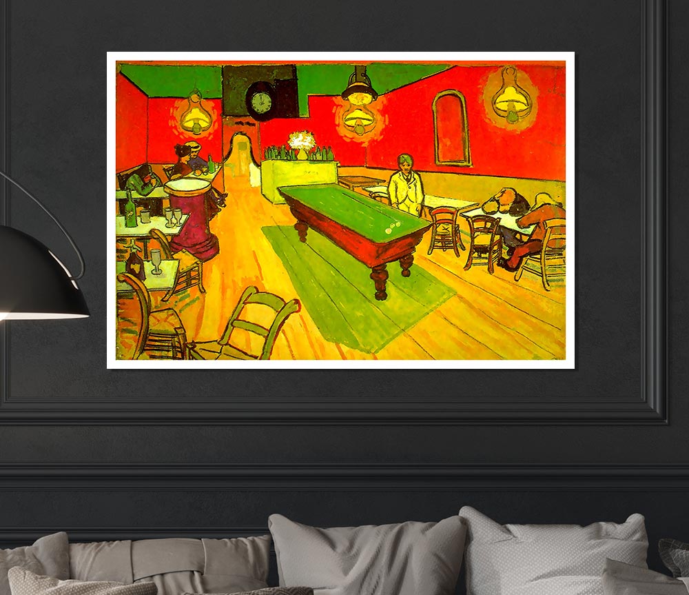 Van Gogh Night Cafe 2 Print Poster Wall Art