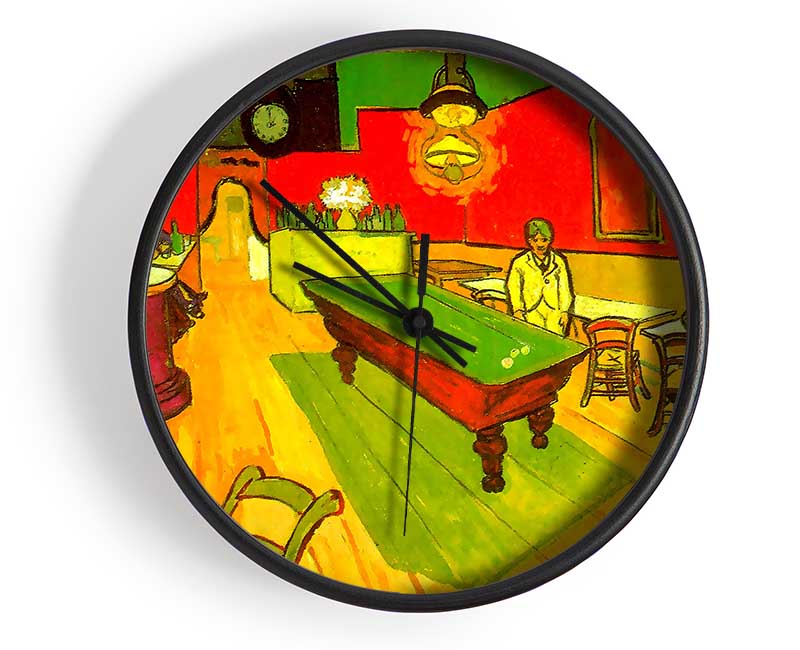 Van Gogh Night Cafe 2 Clock - Wallart-Direct UK