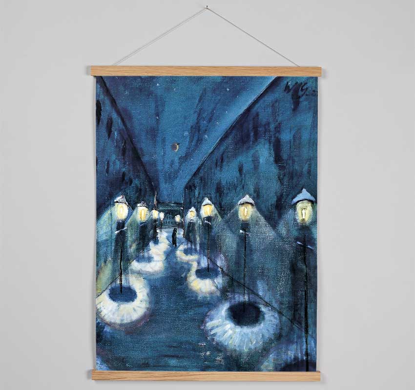 Walter Gramatte Night Road Hanging Poster - Wallart-Direct UK