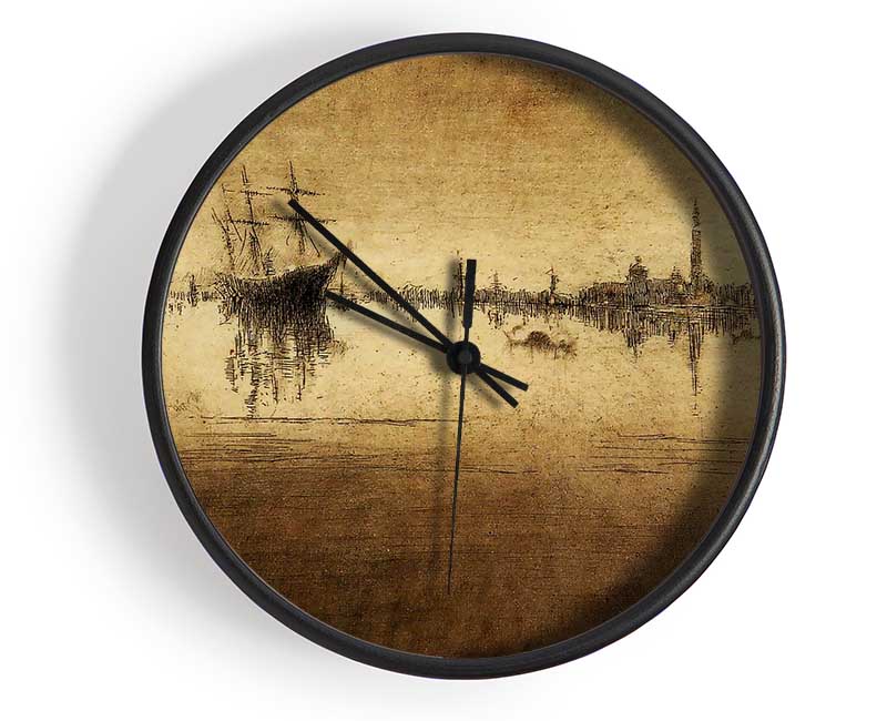 Whistler Nocturne 2 Clock - Wallart-Direct UK