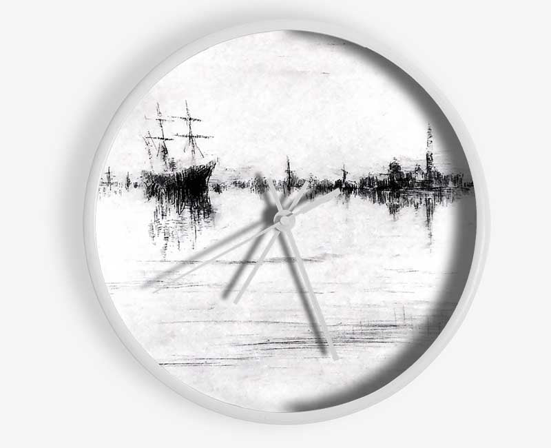 Whistler Nocturne Clock - Wallart-Direct UK