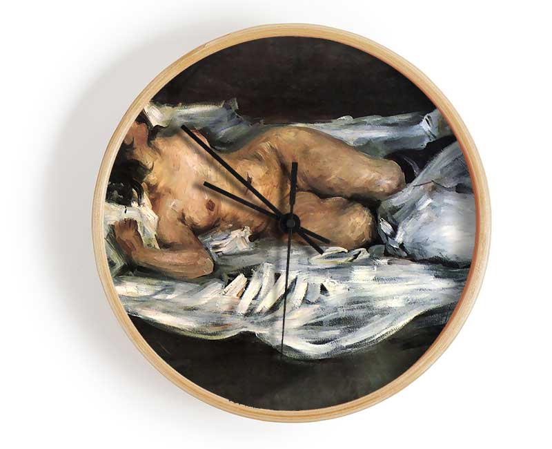 Lovis Corinth Nude Clock - Wallart-Direct UK