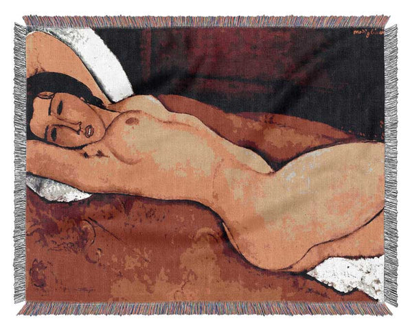 Modigliani Nude Woven Blanket