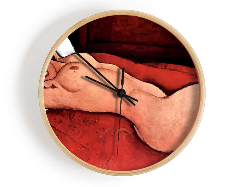 Modigliani Nude Clock - Wallart-Direct UK