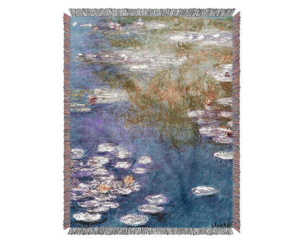 Monet Nympheas At Giverny Woven Blanket