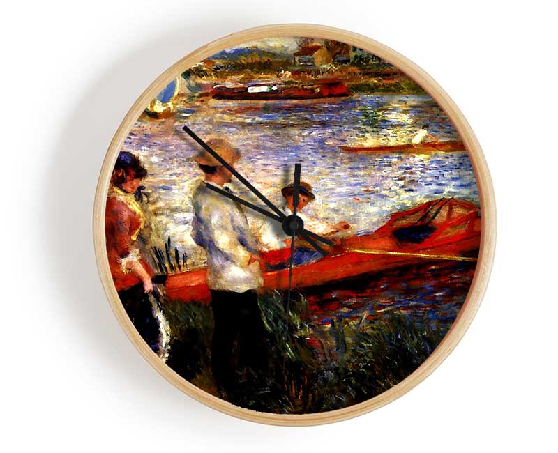 Renoir Oarsman Of Chatou Clock - Wallart-Direct UK