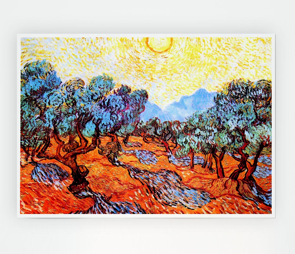 Van Gogh Olive Grove 1 Print Poster Wall Art