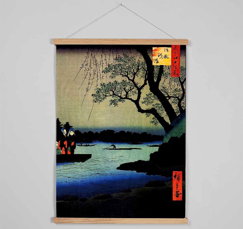 Hiroshige Oumayagashi Hanging Poster - Wallart-Direct UK