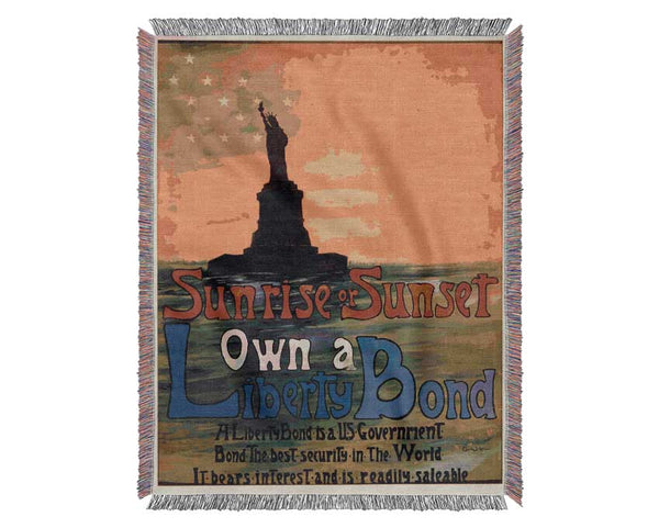 Own A Liberty Bond Woven Blanket