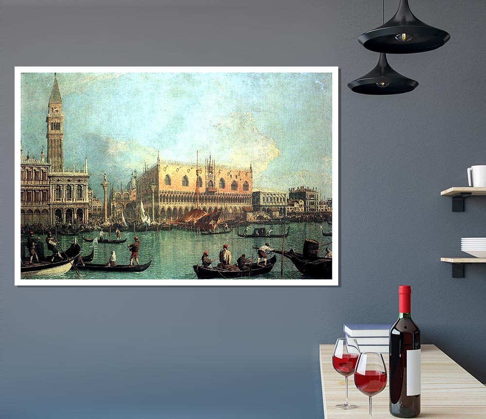 Canaletto Palazzo Ducale Print Poster Wall Art