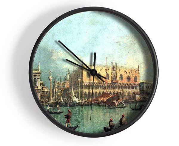 Canaletto Palazzo Ducale Clock - Wallart-Direct UK