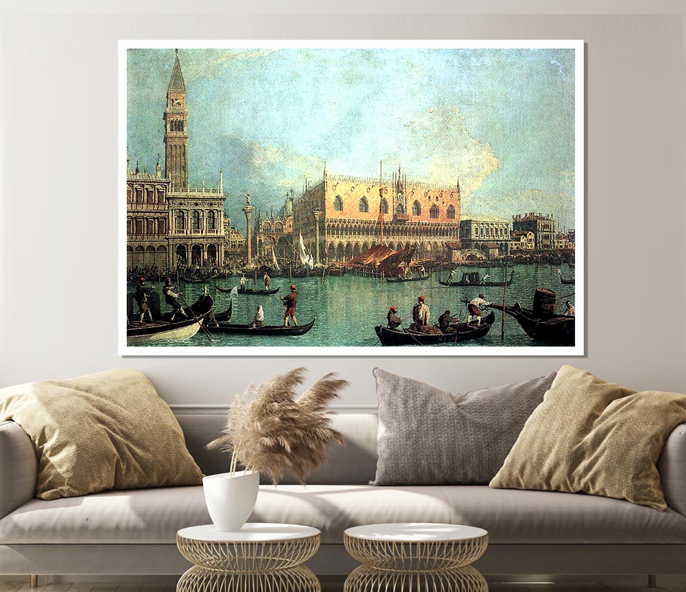 Canaletto Palazzo Ducale Print Poster Wall Art