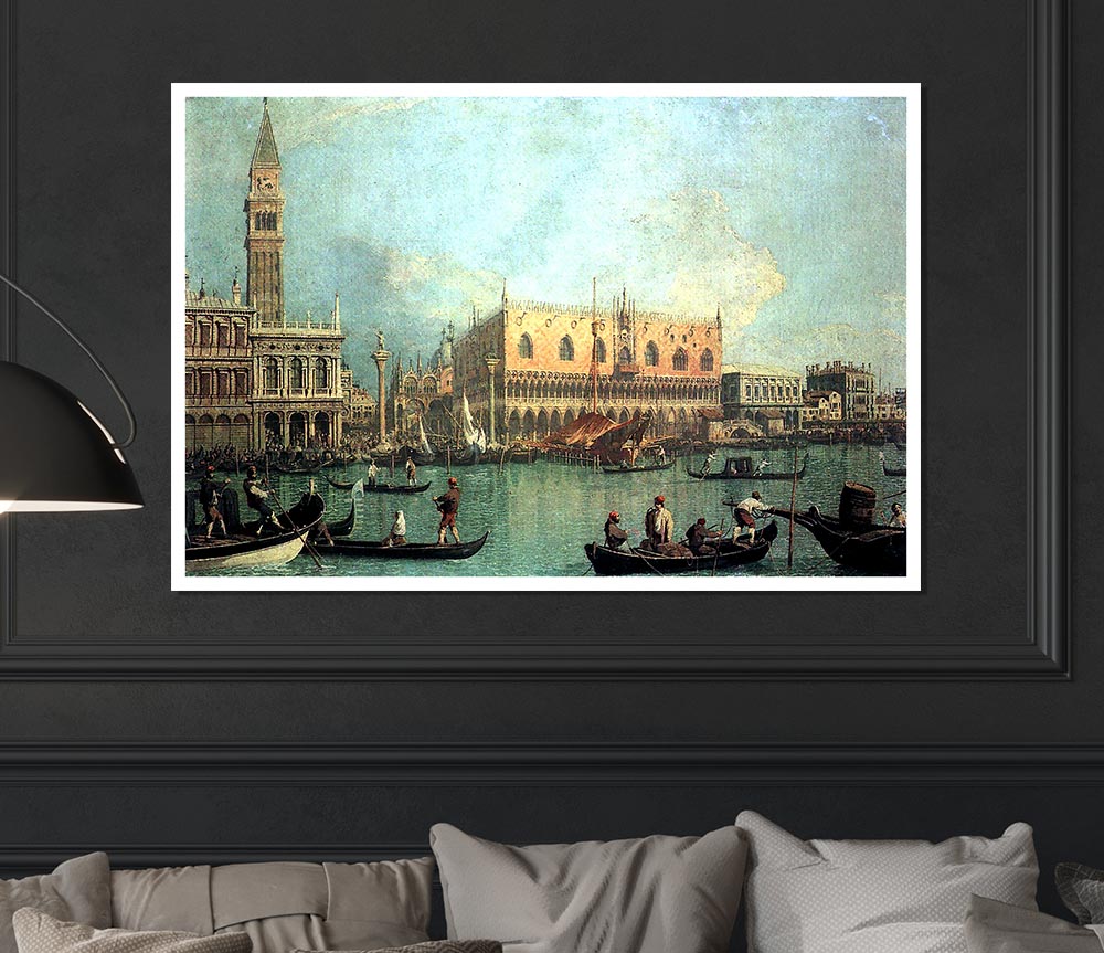 Canaletto Palazzo Ducale Print Poster Wall Art