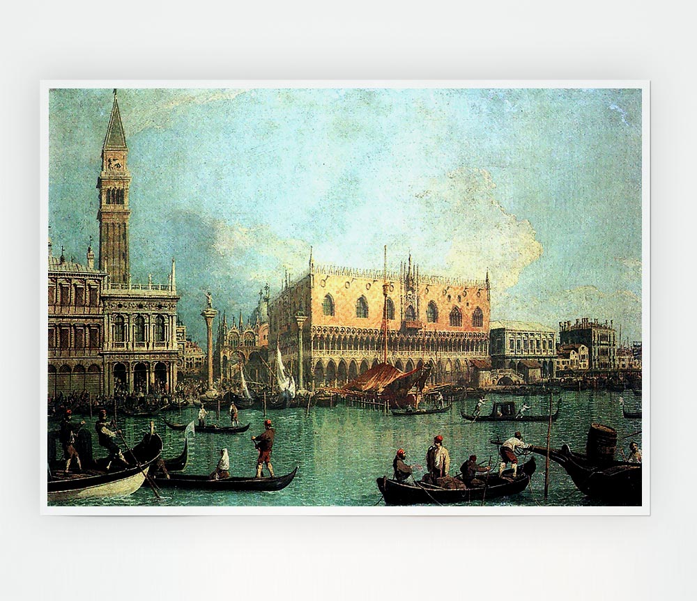 Canaletto Palazzo Ducale Print Poster Wall Art