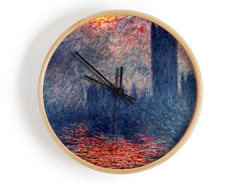 Monet Parliament In London Clock - Wallart-Direct UK