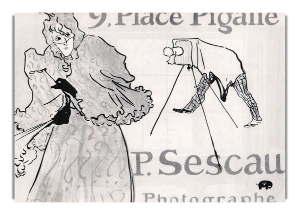 Photorapher Sescau By Toulouse Lautrec