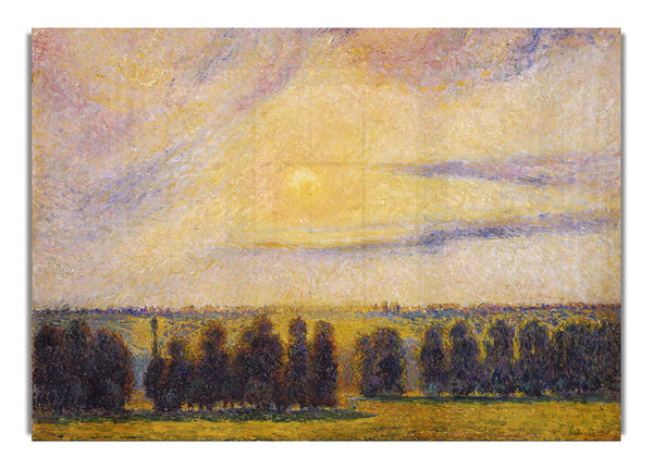 Pissarro Sunset At Eragny