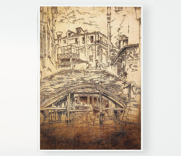 Whistler Ponte Del Piovan Print Poster Wall Art