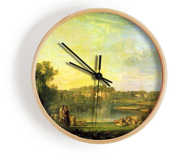 Joseph Mallord Turner Popes Villa At Twickenham Clock - Wallart-Direct UK