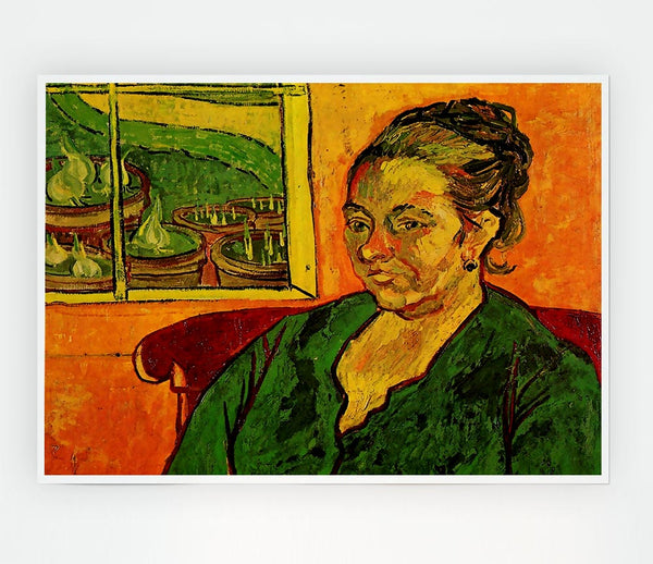 Van Gogh Portrait Of Madame Augustine Roulin Print Poster Wall Art