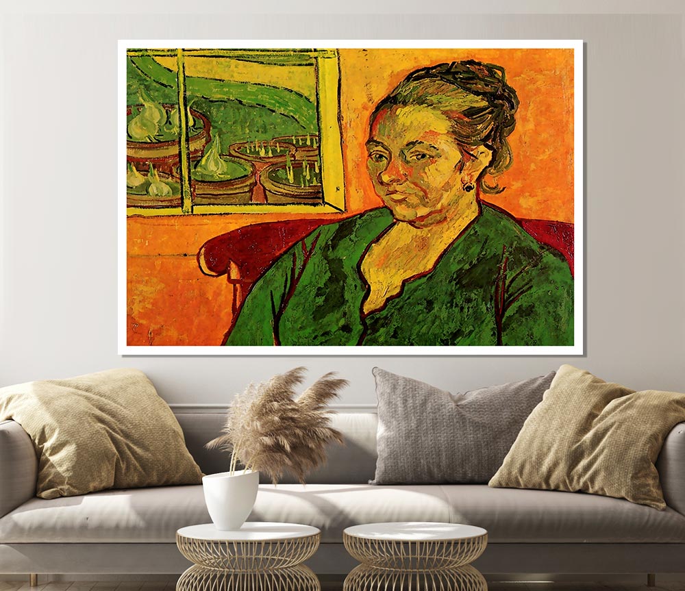 Van Gogh Portrait Of Madame Augustine Roulin Print Poster Wall Art