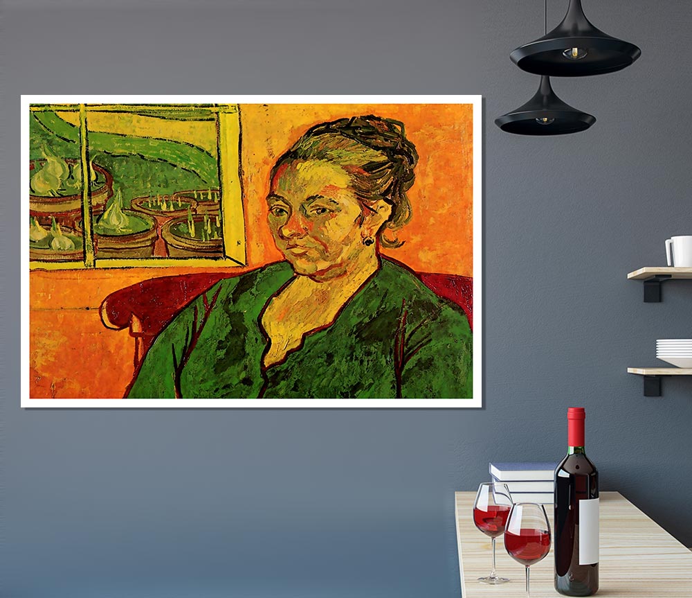 Van Gogh Portrait Of Madame Augustine Roulin Print Poster Wall Art