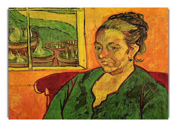 Portrait Of Madame Augustine Roulin By Van Gogh