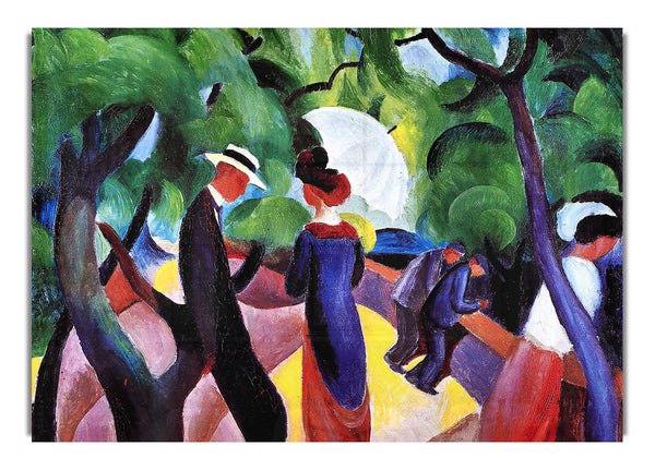 Promenade By August Macke