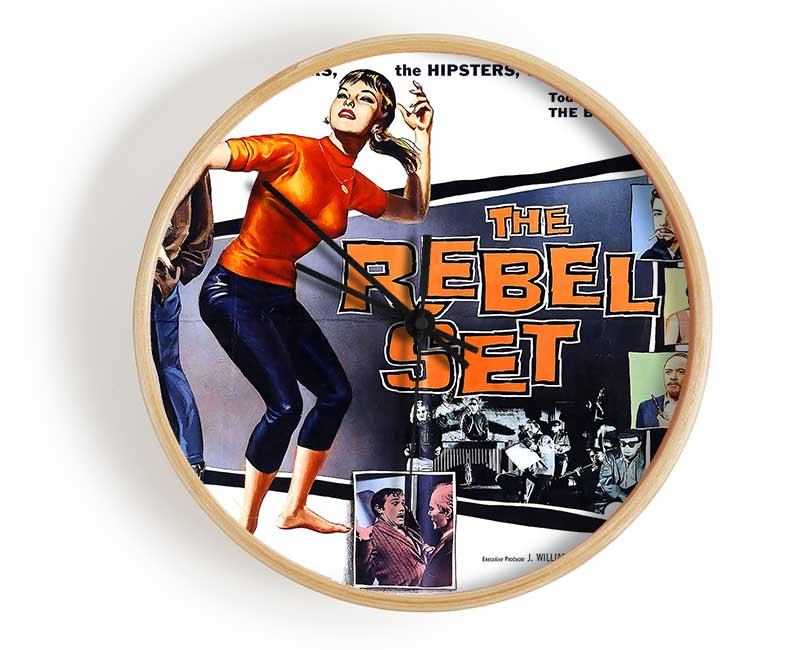 Rebel Set Poster 2 Clock - Wallart-Direct UK