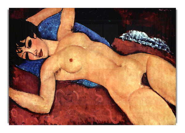 Reclining Nude By  Modigliani