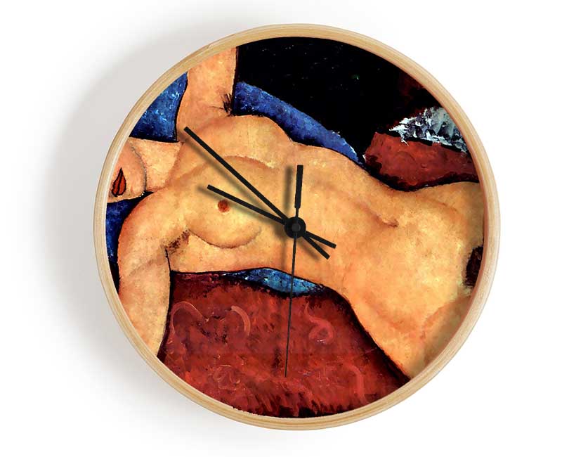 Modigliani Reclining Nude Clock - Wallart-Direct UK