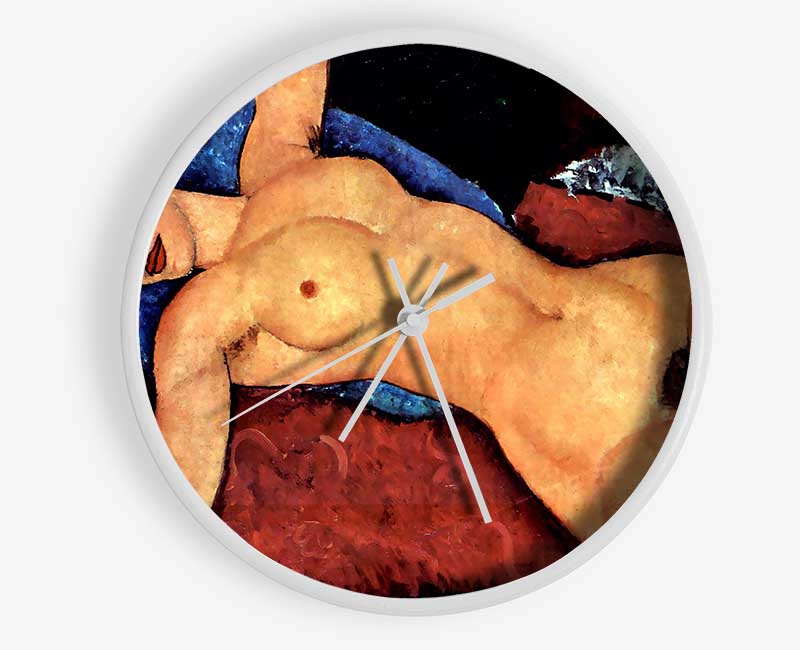 Modigliani Reclining Nude Clock - Wallart-Direct UK