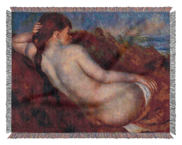 Renoir Reclining Nude Woven Blanket