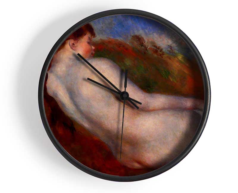 Renoir Reclining Nude Clock - Wallart-Direct UK