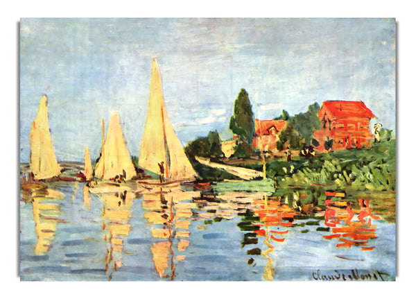 Regatta At Argenteuil By Monet