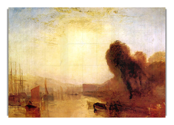 Regatta At Cowes Castle By Joseph Mallord Turner