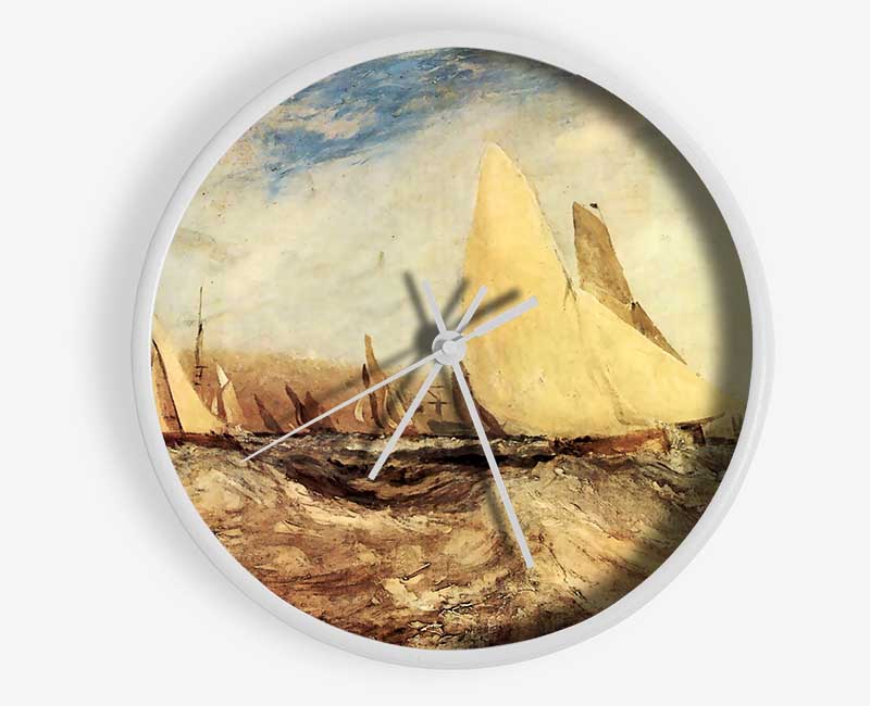 Joseph Mallord Turner Regatta Clock - Wallart-Direct UK