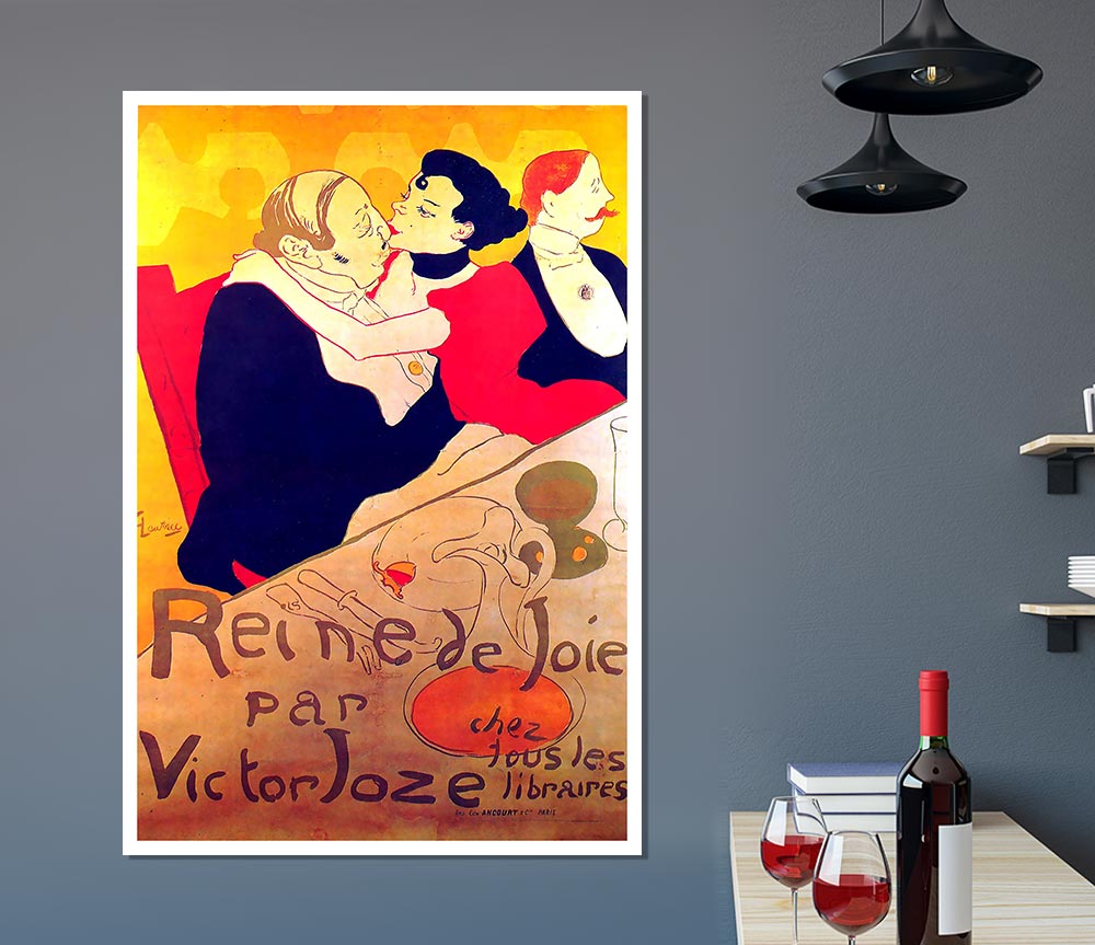 Toulouse Lautrec Rene De Joie 2 Print Poster Wall Art