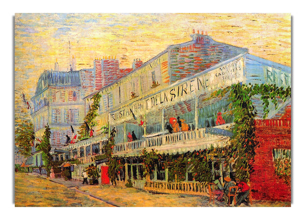 Restaurant De La Sirene At Asnieres By Van Gogh