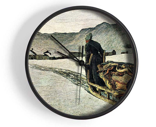 Segantini Return From The Forest Clock - Wallart-Direct UK