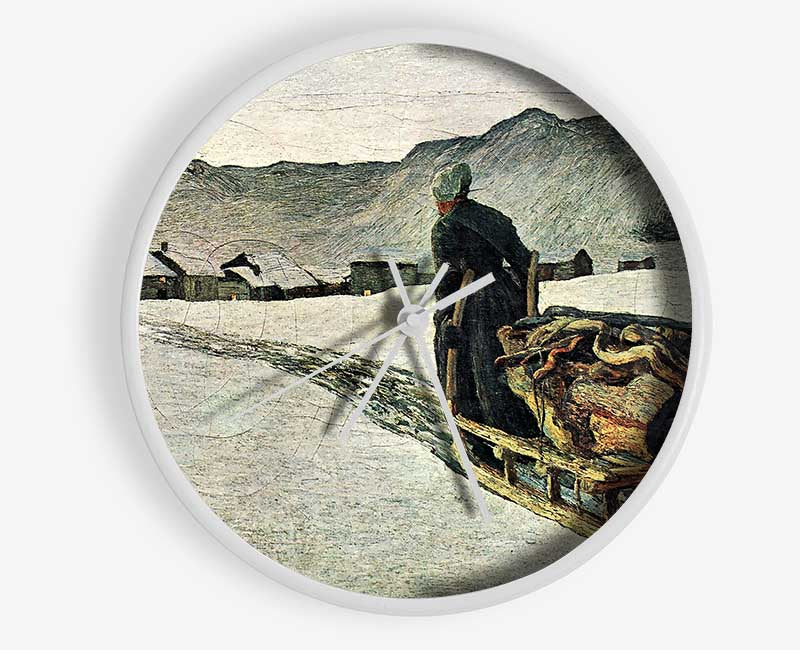 Segantini Return From The Forest Clock - Wallart-Direct UK