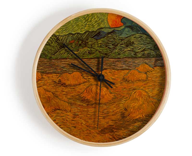 Monet Rising Moon Clock - Wallart-Direct UK