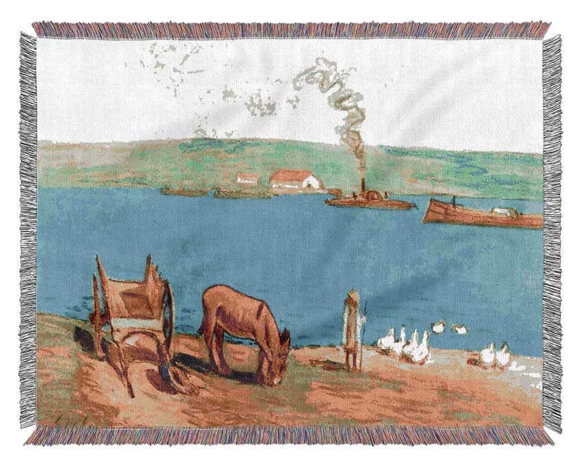 Sisley River Bank Woven Blanket