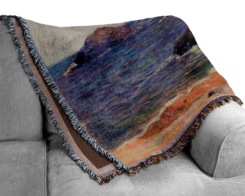 Gauguin Rocky Coast Woven Blanket