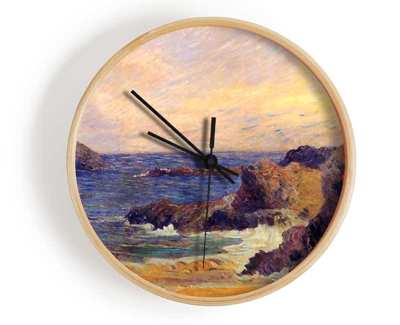 Gauguin Rocky Coast Clock - Wallart-Direct UK