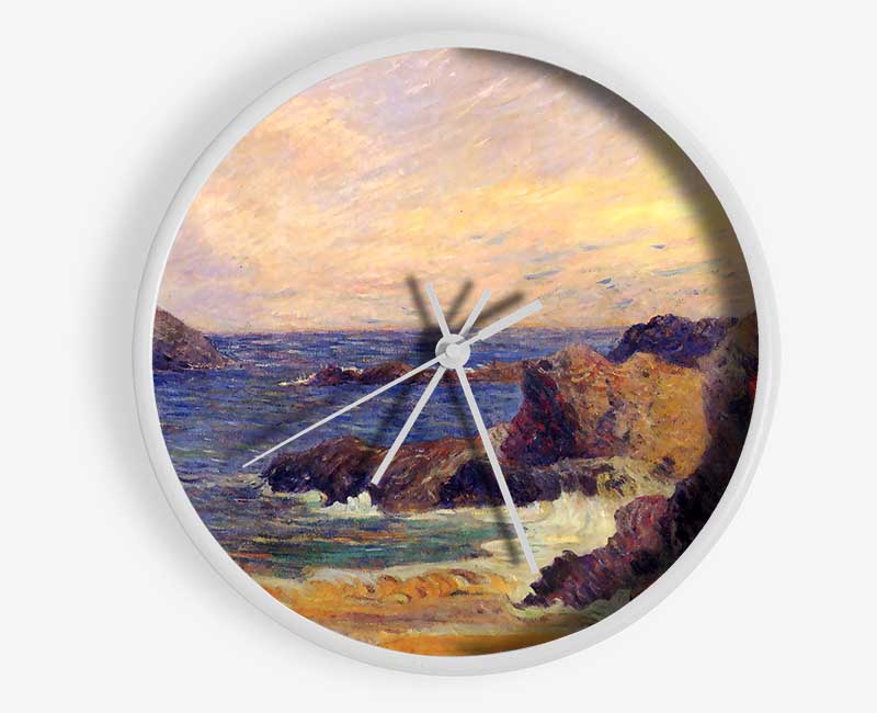 Gauguin Rocky Coast Clock - Wallart-Direct UK