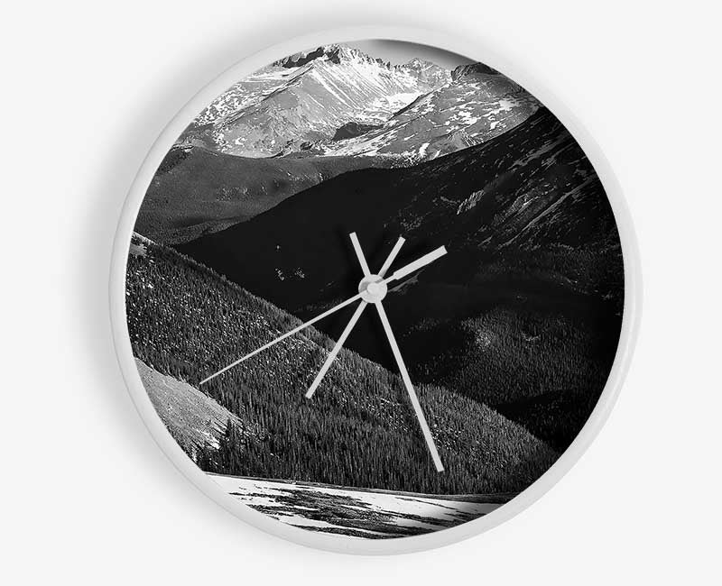 Ansel Adams Rocky Mountain National Park Colorado 3 Clock - Wallart-Direct UK