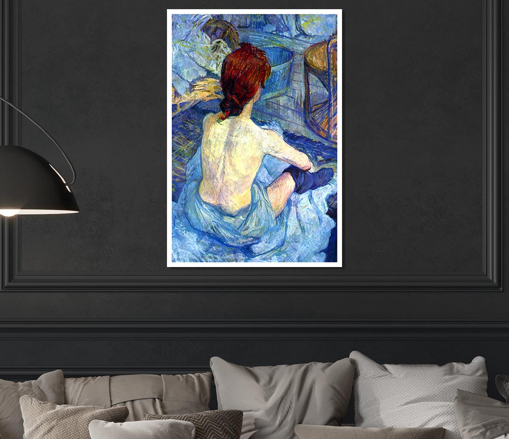 Toulouse Lautrec Rousse The Toilet Print Poster Wall Art